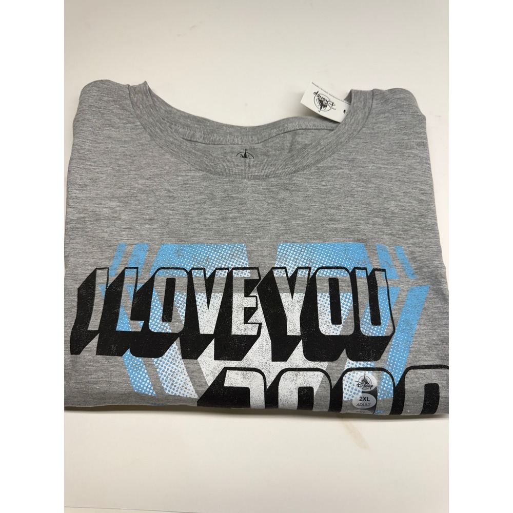 Disney Parks Marvel I Love You 3000 Avengers Endgame Gray T-Shirt XXL New